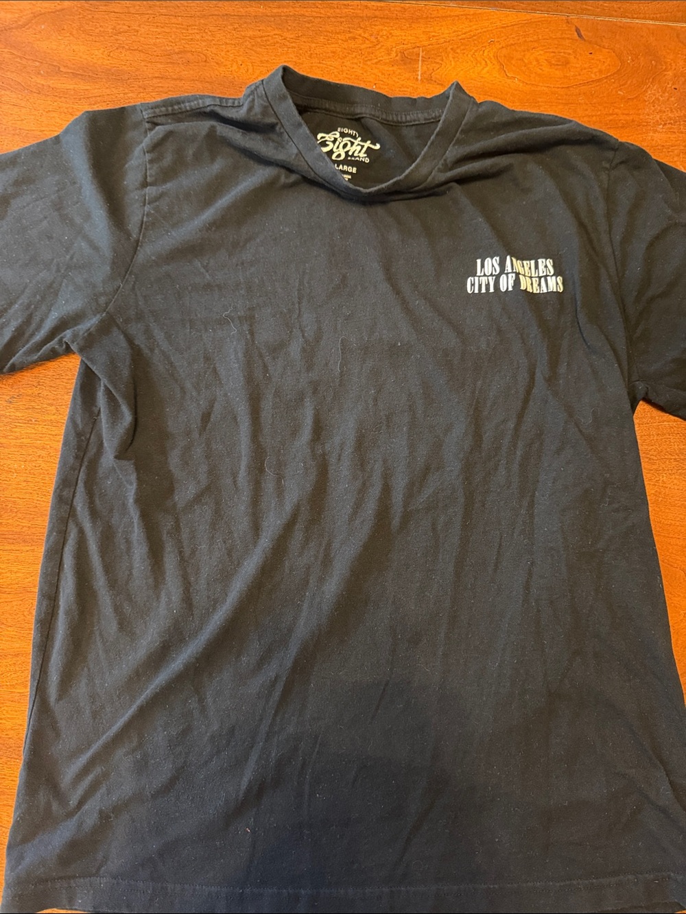 Los Angeles City of Dreams Black Men's T‑Shirt, Sz XL